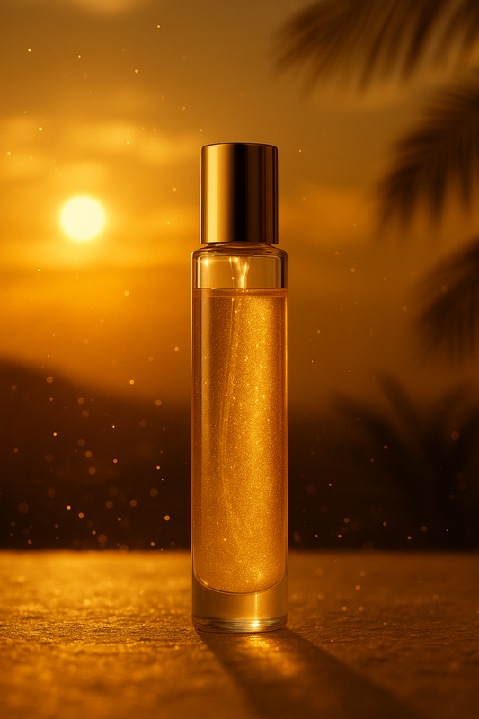 Huile pailletée Musc & Monoï